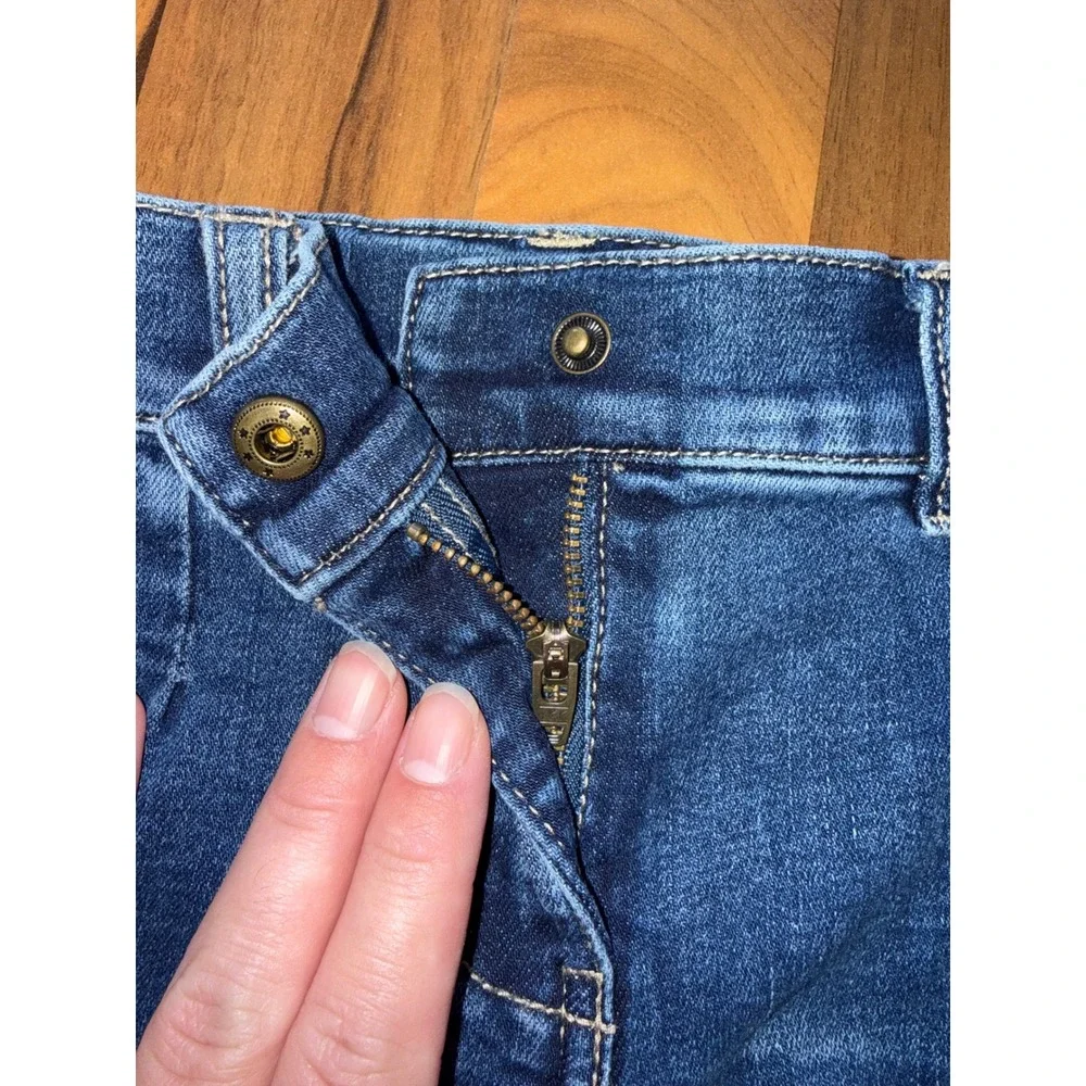 Finding Foxtale Cargo Jeans‎ Kids Size 5 Blue Excellent Utility Straight Leg